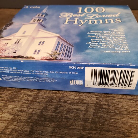 Church CD Set 100 Hymns 3 set. 2001 Vintage. - Picture 3 of 3